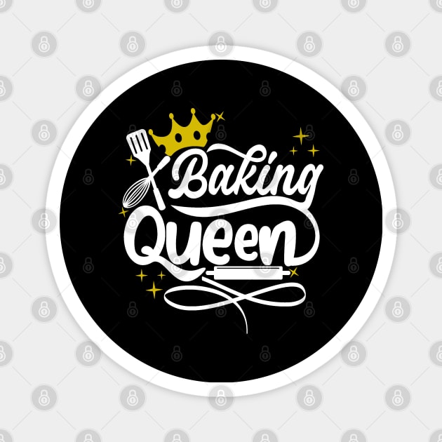 Baking Queen Magnet by RioDesign2020